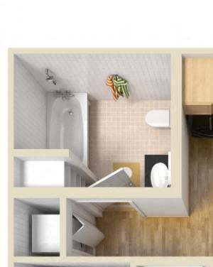 One Bedroom E Floor Plan One Bedroom E Floor Plan